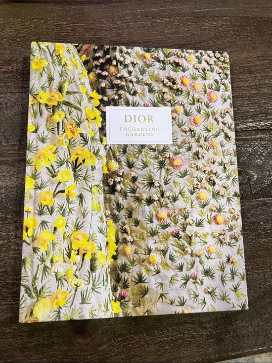 Dior Other - Dior Enchanting Gardens Hardcover Book - Floral Cover (Yellow, Pink, Green)